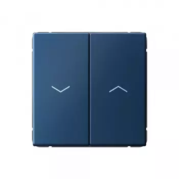 Кнопка управления жалюзи Systeme Electric ArtGallery встраиваемая аквамарин (SE GAL001119)