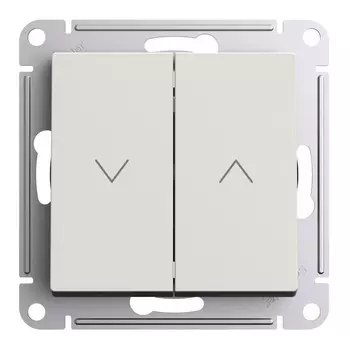 Кнопка управления жалюзи Systeme Electric AtlasDesign встраиваемая бежевая (ATN000219)