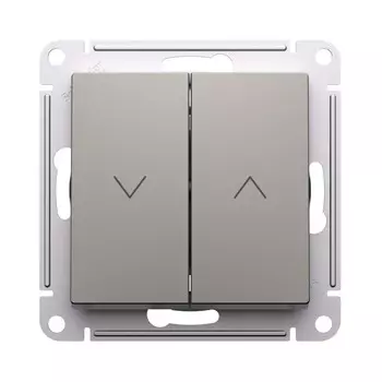 Кнопка управления жалюзи Systeme Electric AtlasDesign встраиваемая шампань (ATN000519)