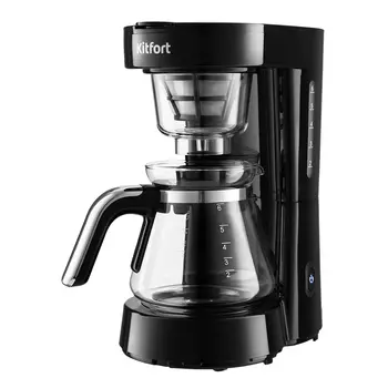 Кофеварка капельная Kitfort КТ-759 черная