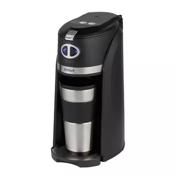 Кофеварка капельная Kitfort КТ-796 черная/серебро