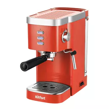 Кофеварка рожковая Kitfort КТ-7114-1 красная