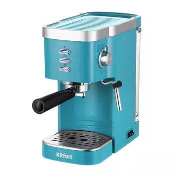 Кофеварка рожковая Kitfort КТ-7114-2 темно-бирюзовая