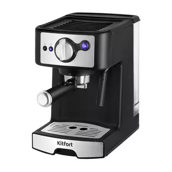 Кофеварка рожковая Kitfort КТ-7195 черная