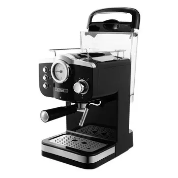 Кофеварка рожковая Kitfort КТ-739 черная/серебро