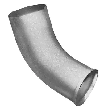 Колено стока Optima металлическое d90 мм оцинкованное