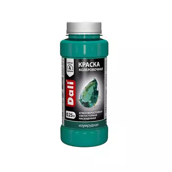 Колер краска Dali изумрудный 0,25 л