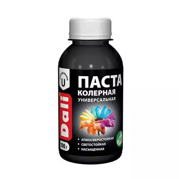 Колер паста Dali черный 0,1 кг