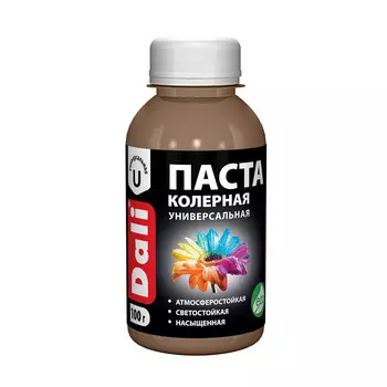 Колер паста Dali коричневый 0,1 кг