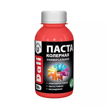 Колер паста Dali красный 0,1 кг