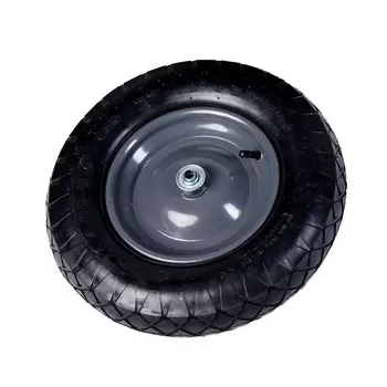 Колесо для одноколесной тачки 380 мм с камерой Павловская Заря