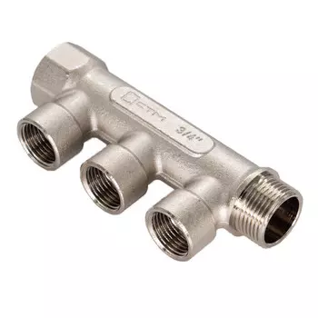 Коллектор СТМ 1 ВР(г) х 3 выхода 1/2 ВР(г) х 1 НР(ш) (C3MF0112)