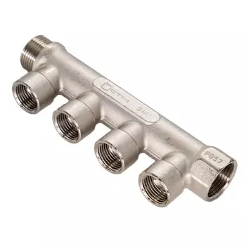 Коллектор СТМ 3/4 ВР(г) х 4 выхода 1/2 ВР(г) х 3/4 НР(ш) (C4MF3412)