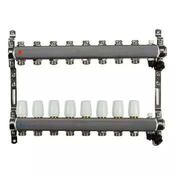 Коллекторная группа Ondo 1 ВР(г) х 8 выходов 3/4 НР(ш) ЕК х 1 ВР(г)