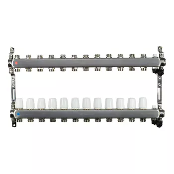 Коллекторная группа Ondo 1 ВР(г) х 12 выходов 3/4 НР(ш) ЕК х 1 ВР(г)