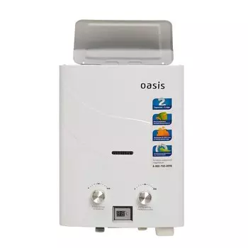 Колонка газовая Oasis B-12W проточная 11 кВт вертикальная