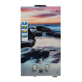 Колонка газовая Oasis Glass 20 MG проточная 20 кВт вертикальная