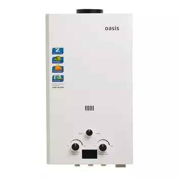 Колонка газовая Oasis OR-16W проточная 16 кВт вертикальная