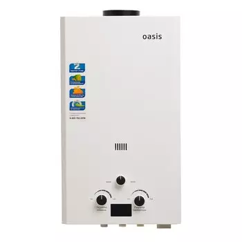 Колонка газовая Oasis OR-20W проточная 20 кВт вертикальная