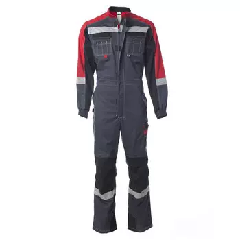 Комбинезон защитный Спрут Формула 56-58 рост 170-176 см серый/красный