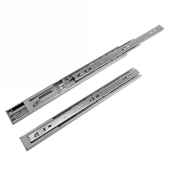 Комплект шариковых направляющих Lemax полного выдвижения с доводчиком стальной цинк 350х13х45 мм (2 шт.) (DM45-350-DW)