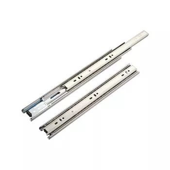 Комплект шариковых направляющих Lemax полного выдвижения стальной серый 350х35 мм (2 шт.) (DM45-350W)