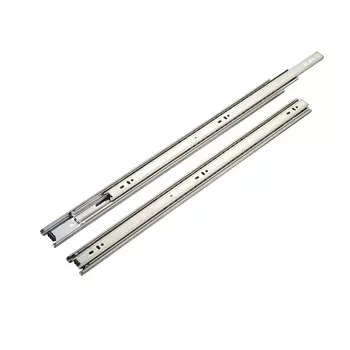 Комплект шариковых направляющих Lemax полного выдвижения стальной серый 600х42 мм (2 шт.) (DM45-600W)