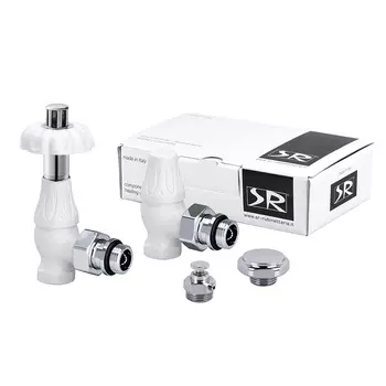 Комплект терморегулирующий угловой SR Rubinetterie Floral Old Style 1/2 для радиатора (K371-1500VC0A)