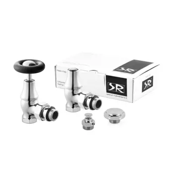 Комплект терморегулирующий угловой SR Rubinetterie Old Style 1/2 для радиатора (K390-1500C000)