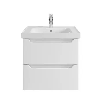 Комплект тумба с раковиной Sanstar Lanciano 60 см подвесная белая (305.1-1.5.1.К)