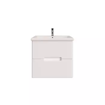 Комплект тумба с раковиной Sanstar Ориана 60 см подвесная белая (285.1-1.4.1.ККОМ)