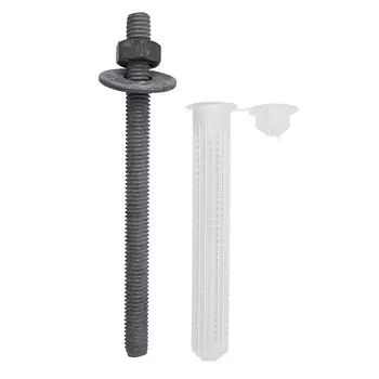 Комплект установки для химического анкера шпилька 10х150 мм гильза 16х85 мм Hard-Fix (2 шт.)