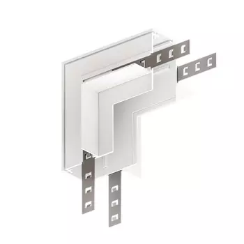 Коннектор для магнитного шинопровода L-образный Arte Lamp Linea белый (A489933)
