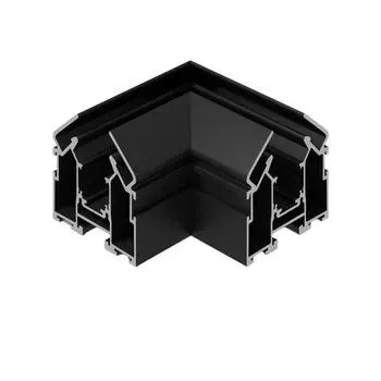 Коннектор для магнитного шинопровода L-образный Elektrostandard Slim Magnetic черный (a062151)