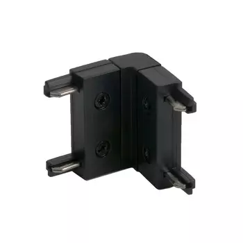 Коннектор для магнитного шинопровода L-образный Elektrostandard Flat Magnetic черный (a063737)