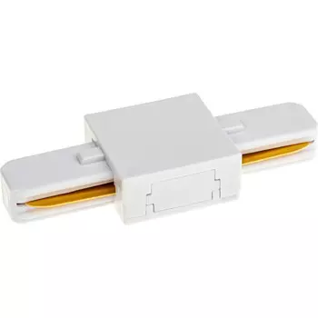 Коннектор для однофазного шинопровода прямой Ritter Artline белый (59743 2)
