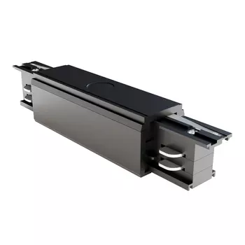 Коннектор для трехфазного шинопровода прямой Maytoni Trinity черный (TRA005C-31B)