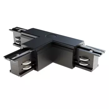 Коннектор для трехфазного шинопровода T-образный Maytoni Trinity черный (TRA005CT-31B-L)