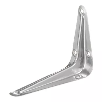 Консоль 75x100 мм хромированная