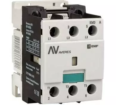 Контактор Averes КМЭ (ctr-s-22-01-230-av) 230 В 22 А тип АС 3P малогабаритный