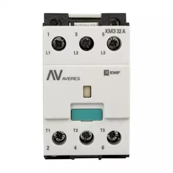 Контактор Averes КМЭ (ctr-s-32-00-230-av) 230 В 32 А тип АС 3P малогабаритный