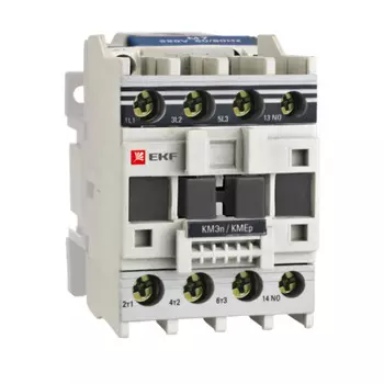 Контактор EKF КМЭп (ctr-s-12-110-nc-p) 110 В 12 А тип АС 3P малогабаритный