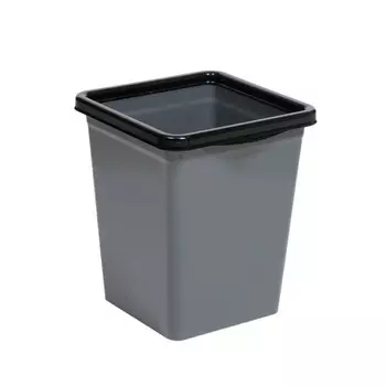 Контейнер для мусора Violet Tandem 20 л пластик серый