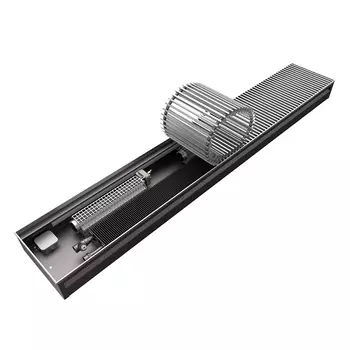 Конвектор внутрипольный КЗТО Бриз В с 2 теплообменниками 1800х264х84 мм боковое подключение