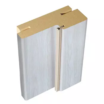 Коробка дверная телескопическая Techno Black 80х38х2100 мм ПВХ вяз каньон айс с петлями (2,5 шт.)