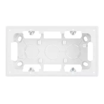 Коробка монтажная Simon 24 Harmonie двухместная накладная белая (2400752-030)