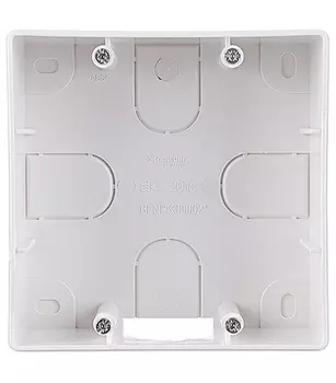 Коробка монтажная для силовых розеток Blanca открытая установка IP20