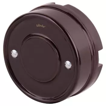 Коробка распределительная Werkel Ретро накладная коричневая (a051059)