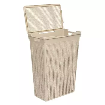 Корзина для белья Violet Лофт 615х450х260 мм 50 л латте (5650020)