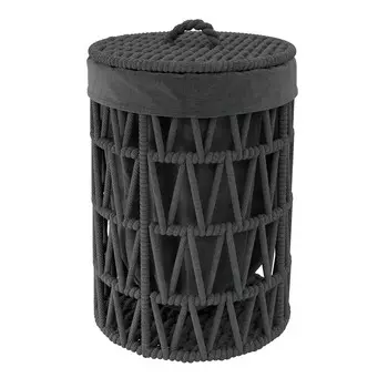 Корзина для белья WasserKraft Mosel 460х460х610 мм 129,1 л черная (WB-460-L)